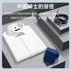 Yageor flagship official store short-sleeved shirt men's iron-free business casual professional versatile formal dress striped solid white shirt comfortable small purple stripes (DX6624) 45 (suitable for 190-210Jin [Jin equals 0.5 kg])