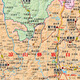 
2025 Sichuan Province Map Boxed Paper Version Administrative Division Tourist Attraction Terrain Transportation Line 1068*749 mm