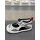 Dr. Jiang (DR KONG) 2025 summer one-section boys' toe-toe sandals soft-soled front shoes S13A2006AM Silver 22 Inner length 14.1cm