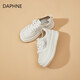 Daphne Daphne Summer Mesh Breatch Board Chaussures pour femmes 2025 Nouvelle hauteur de semelle épaisse Augmentation de 5 cm Small Sports Chaussures de Sports Off White 36