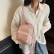 Backpack 2025 Nouveau diamant haut de gamme à la mode à petite capacité Simple Schoolbag Niche polyvalent Commu au backpack Out Pink