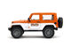 Jada 1:24 Jeep Wrangler alloy car model 2007 orange doll set children's remote control toy portable