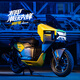 Hunter Mecha Bee scooter brand new brand-licensable hybrid version retro fuel new EFI motorcycle Mecha Bee 150 fuel version Free Yellow