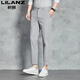 Pantalon décontracté de Lilang Men's Ice Silk For Men's Summer NOUVEAU NEINE POINT POLIDE PRANTAL BUSINESS HIGH-LEG-LAGE GRENEUX YDL9898 28
