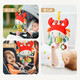 
Children 0-6 pull rope pulling LeBed bell handcart stroller rattle pendant newborn toy comfort baby crab lapel