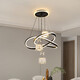 Restaurant Kronleuchter moderner einfacher Esszimmer Esstisch Lampe Bar Internet Promi Schlafzimmer Kronleuchter Verstellbares Neue Zhongshan Lampe 12099y Weiß 50 cm Durchmesser-Drei Farben ohne Stange