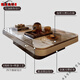 Miaopu Le high-end brand imported quality villa tea table living room light luxury high-end 2025 new large apartment marble tea G756#1.4 meters marble tea table 140*80*40