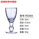 An Junsheng 6-pack Chinese-style small white wine glasses, high-looking wine dispenser, thickened head cup, glass, household one-cup set, 25ml one-cup cup (pack of six)