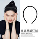 New fashion versatile headband for women, simple toothed anti-slip forehead broken hair press hair wash face thin headband hair accessories for women black