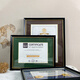 
Children's ball honor certificate frame graduation certificate photo frame A3A4 certificate certificate authorization book display frame custom size frame P50 black + gold outer frame size: 45*55CM size: A3291