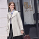 BAITU BETU Vêtements féminins 2025 AUTOMNE NOUVEAU ÉTENDRE WINDREKER SHIELLIEUX Small Stand Collier Inner Contraste Veste rayée pour les femmes 2509T26 APRICOT M