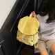 2025 latest women's bags must-have lightweight small bags for commuting outings and small backpacks light yellow