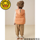 G.Duckkids Boy Down Vest Enfants avec des filles de chapeau épaissis vestige d'automne et d'hiver Nouvelle veste pour enfants bébé Down Horse Clip Orange 110