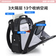Cross medal weight loss master computer backpack large capacity business work commuting travel schoolbag female college student non-smart version