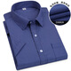 CEO YAGEOL CHASH CHASE Men Camina de manga corta, no escalada y anti-Rueca 2025 Summer Business Profess Profess Traje a rayas Lingo blanco DX6624 42