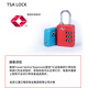 
Plum Blossom TSA password lock Customs lock suitcase backpack cabinet high-speed rail aviation small padlock overseas anti-theft password padlock purple-three-digit password