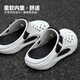 
Maoli men's sandals for summer new style wear-resistant wear-resistant toe-head-popping shoes, anti-slip thick-soled stool-skinned beach slippers Main picture color 42 -43 (inner length 265mm) positive size