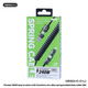 NOUVEAU Câble de données à ressort à ressort à ressort tressé à recharge rapide 240W Ruiliang Ruile Rangement et adapté à plusieurs modèles CB12240W Multi-fonction alliage de zinc Spring Easy Storage Tredaded Data Cable Black
