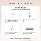 Daniel Wellington dw ring for women Star series couple ring elegant silver No. 52 birthday gift for girlfriend DW234