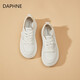 Daphne Daphne Summer Mesh Breatch Board Chaussures pour femmes 2025 Nouvelle hauteur de semelle épaisse Augmentation de 5 cm Small Sports Chaussures de Sports Off White 36