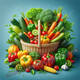 Yonghuan kitchen vegetable stickers refrigerator door tiles fresh fruits and vegetables self-adhesive paintings on wall doors and windows stickers waterproof paintings TG9859 self-adhesive paper without background 0cm*0cm long side 30CM (large size better effect