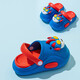 Mecha Superman EVA Children's Croc Shoes Summer Boys' Shoes Girls' Slippers Baotou Children's Shoes Cartoon Beach Shoes Blue 27 Inner Length 17cm