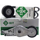 Yusenyi is suitable for Audi A4LA6LQ5Q7A8 generator pulley engine air conditioner generator belt tightening wheel A6L12182 points 52 points 8 generator three pieces
