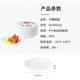 Meiya disposable dinner plate food grade 15.5cm*40 camping picnic fruit barbecue cake dipping saucer