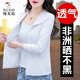 Woodpecker Ice Silk Scred Screen Vêtements Summer Femme Nouvelle veste de vélo mince UV Breatch White M