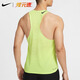 耐克（NIKE）煋元速dri-fit adv专业男子跑步风洞马拉松透气速干背心 草绿色 FN4232-736 XL