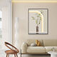 Crème Style Living Room Peintures décoratives modernes Plantes vertes simples peintures suspendues