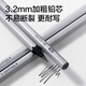 Deli [Nom personnalisé] 10 Hb Small Silver Rod Hexagonal Rod Newseat Crayon écrivant Crayon Black Wood Examen Sketch Sketch Drawing Writing Writing Gift NS753-HB