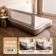 Wanya Bed Fence Baby Fence Bed Guardar Baby Bed Baby Bed Fence Safety Guardroil Niños Baffle Guardara Tres lados K2 Gray Simple 1.8*1+2.0m*2 Sin clavos