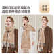 Jiumu (JIUMU) 100% cashmere scarf for women in autumn and winter shawl for women in warm scarf for women in Teacher's Day birthday gift box