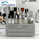 Cajón de almacenamiento cosmético Yuansi Joya antioxidante Joya de joya de alta calidad Desktop para cuidado de la piel Bajas de tela de terciopelo de tres pilotos SF1105 SF1105