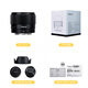 Yongnuo YN50mm F1.8S Sony E-mount standard fixed focus lens, suitable for ZVE10 A6000 and other Sony cameras, black shell, new product