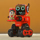 
Children's intelligent remote control robot toys Early education singing and dancing 3-6-7 years old charging boy gift Red upgraded version of intelligent dialogue + mobile APP Official standard configuration