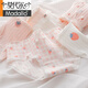 Modal Girls 'Unterwäsche für Kinder im Alter von 12 bis 16 Jahren Cotton Junior High School College Girls Frisch lila Mid-T-Taisten Girls' Unterwäsche 6625 süße rosa Herzen 5 Stück 140 m für 60-85 Jin [Jin gleich 0,5 kg]