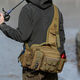 
Multifunctional Luer chest bag large waist bag tactical crossbody fishing fishing bag pole bag outdoor backpack black CP color