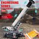 BEYZK puzzle building technology remote control Liebherr crane assembly Chinese building block model toy 17002 Helicopter remote control APP dual remote control