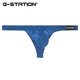 G-STATIONGS high elastic soft comfortable breathable men's thong 3D protruding bag sexy fashionable tight thong men's underwear black XL