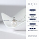 Heidi (haidi) 11-12mmS925 silver freshwater pearl necklace female young style pendant as a birthday gift for girlfriend
