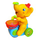 Shantoulin Village Children's Toys 0-1-year-old 2-3 boys and girls babies 6 music three electric ball blowing elephant floating ball gifts drum blowing ball elephant-yellow charging version charger