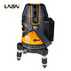 Laise laser infrared level high-precision strong light thin line 12 line green light blue light automatic wall-mounted LSG686SPD green light five-wire double electric