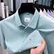 
LAORENTOU high-end long velvet cotton pocket short-sleeved shirt for men's breathable thin comfortable anti-wrinkle shirt casual professional suit daddy suit AN-15261 khaki M