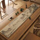 Yonghuan Qianli Jiangshan tU Table Table Flag Table Table de thé chinois Zen Table Thé Room Diatom Mud Mud Absorbant Table Tip peut être personnalisé Jingxin-NG-12048 30 * 220CM FACILE À NETTOY