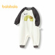 Balabala baby onesie baby newborn clothes crawling clothes 2025 contrasting color fashion cute 209325120202