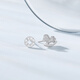 Chao Acer, get rich immediately, zodiac platinum earrings pt950 earrings, year of the horse, animal year gift, price: one pair, labor cost 230 yuan, 2.1 grams