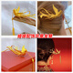 Jingjia Phoenix Golden Hairpin Wedding Ancient Gold-Inlaid Silver Phoenix Hairpin New Chinese Style Wedding Tassel New Retro Golden Phoenix Hairpin Weighs about 25 grams Customized products do not support returns or exchanges