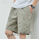 Tommy Sport American Tommy Five Points Shorts Men Summer Casual Pure Cotton Mid-Pants Men Pantalon de plage lâche polyvalent 9215 Couleur bleu foncé M (recommandé 100-120 Jin [Jin est égal à 0,5 kg])
